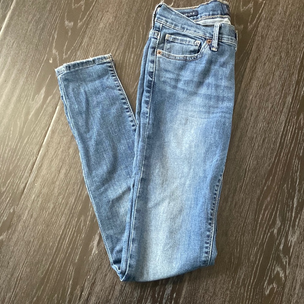 Lucky brand mid cropped skinny jeans